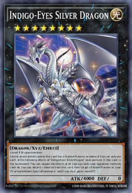 Indigo-Eyes Silver Dragon Yu-Gi-Oh card