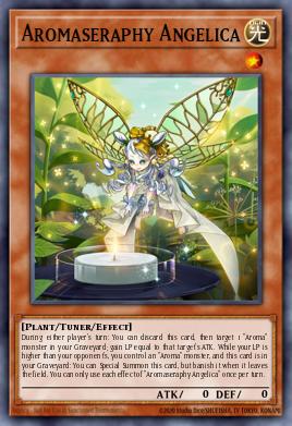 Aromaseraphy Angelica Yu-Gi-Oh card