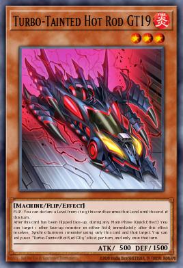 Turbo-Tainted Hot Rod GT19 Yu-Gi-Oh card