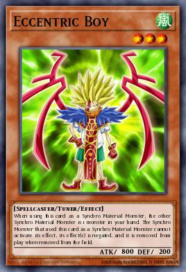 Eccentric Boy Yu-Gi-Oh card