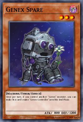 Genex Spare Yu-Gi-Oh card
