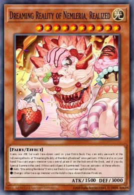 Dreaming Reality of Nemleria, Realized Yu-Gi-Oh card