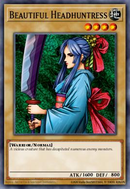 Beautiful Headhuntress Yu-Gi-Oh card