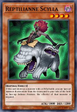 Reptilianne Scylla Yu-Gi-Oh card