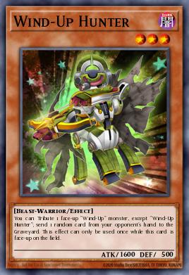 Wind-Up Hunter Yu-Gi-Oh card