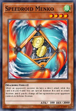 Speedroid Menko Yu-Gi-Oh card