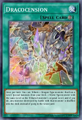 Dracocension Yu-Gi-Oh card