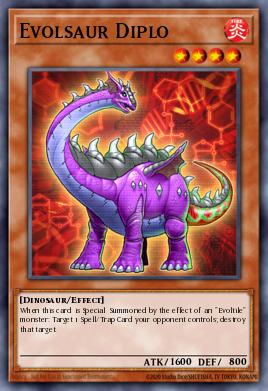 Evolsaur Diplo Yu-Gi-Oh card