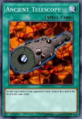 Ancient Telescope Yu-Gi-Oh card