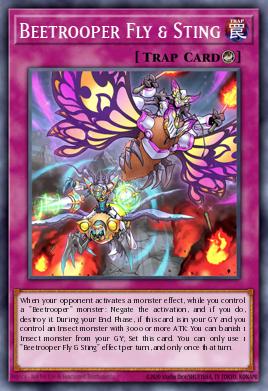 Beetrooper Fly & Sting Yu-Gi-Oh card