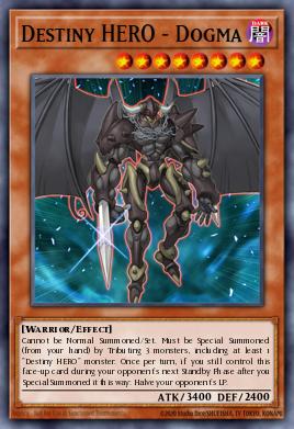 Destiny HERO - Dogma Yu-Gi-Oh card