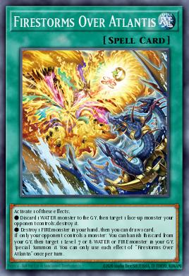 Firestorms Over Atlantis Yu-Gi-Oh card