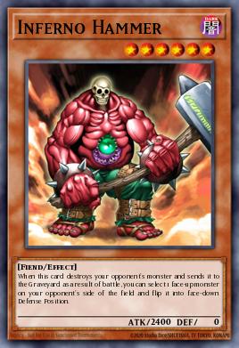 Inferno Hammer Yu-Gi-Oh card