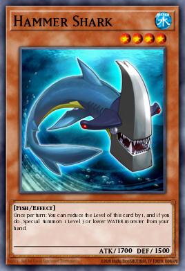 Hammer Shark Yu-Gi-Oh card