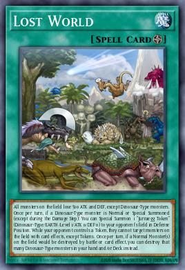 Lost World Yu-Gi-Oh card