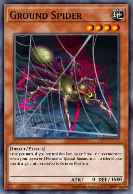 Ground Spider Yu-Gi-Oh card