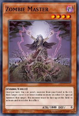 Zombie Master Yu-Gi-Oh card