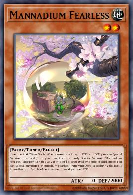 Mannadium Fearless Yu-Gi-Oh card