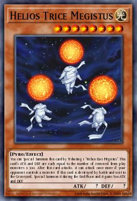 Helios Trice Megistus Yu-Gi-Oh card