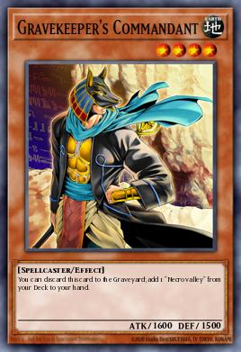 Gravekeeper's Commandant Yu-Gi-Oh card