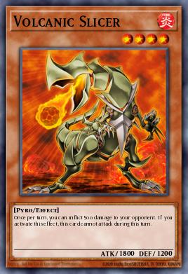 Volcanic Slicer Yu-Gi-Oh card