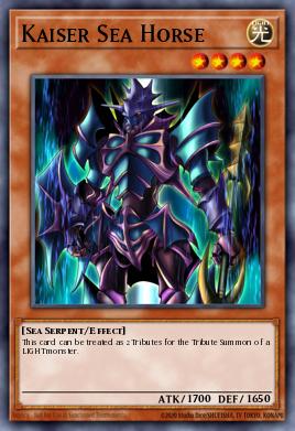 Kaiser Sea Horse Yu-Gi-Oh card