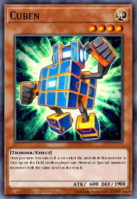Cuben Yu-Gi-Oh card