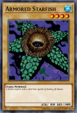 Armored Starfish Yu-Gi-Oh card