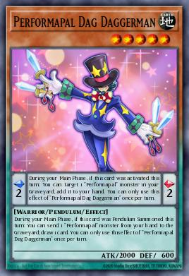 Performapal Dag Daggerman Yu-Gi-Oh card