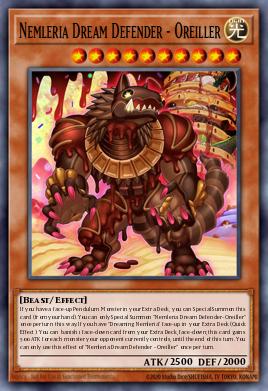 Nemleria Dream Defender - Oreiller Yu-Gi-Oh card