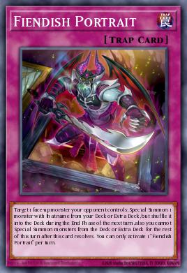 Fiendish Portrait Yu-Gi-Oh card