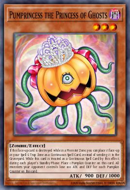 Pumprincess the Princess of Ghosts Yu-Gi-Oh card
