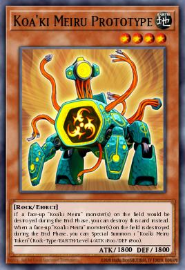 Koa'ki Meiru Prototype Yu-Gi-Oh card