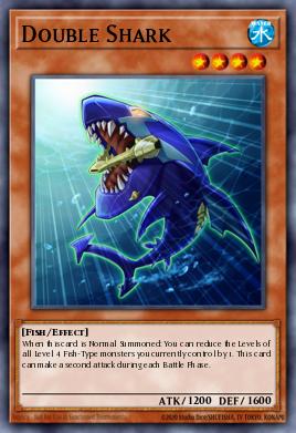 Double Shark Yu-Gi-Oh card