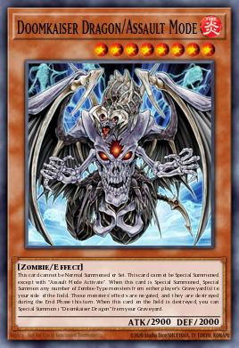 Doomkaiser Dragon/Assault Mode Yu-Gi-Oh card