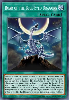 Roar of the Blue-Eyed Dragons Yu-Gi-Oh card