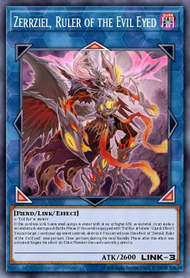 Zerrziel, Ruler of the Evil Eyed Yu-Gi-Oh card