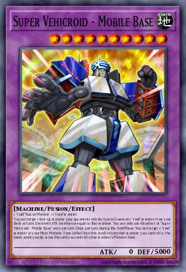 Super Vehicroid - Mobile Base Yu-Gi-Oh card