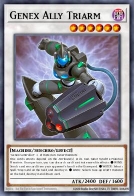 Genex Ally Triarm Yu-Gi-Oh card