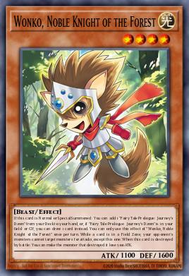Wonko, Noble Knight of the Forest Yu-Gi-Oh card