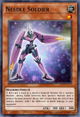 Needle Soldier Yu-Gi-Oh card