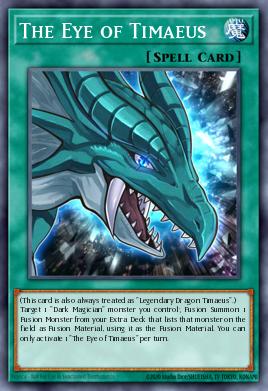 The Eye of Timaeus Yu-Gi-Oh card