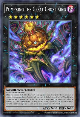 Pumpking the Great Ghost King Yu-Gi-Oh card