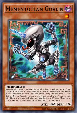 Mementotlan Goblin Yu-Gi-Oh card