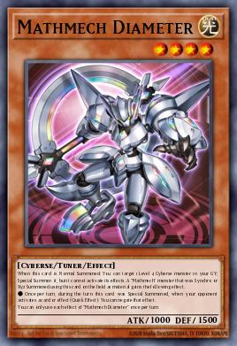 Mathmech Diameter Yu-Gi-Oh card