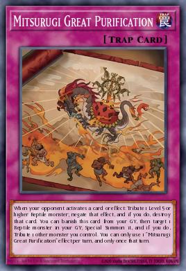 Mitsurugi Great Purification Yu-Gi-Oh card
