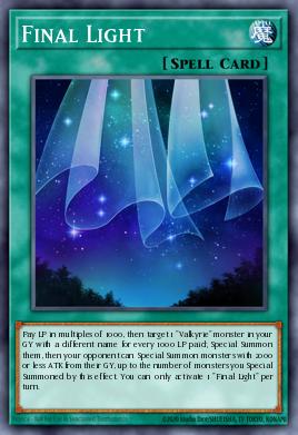 Final Light Yu-Gi-Oh card
