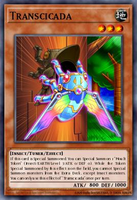 Transcicada Yu-Gi-Oh card