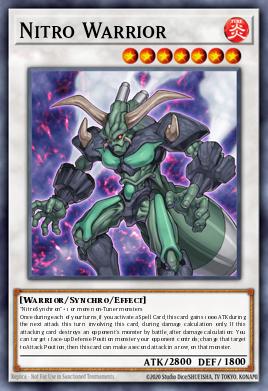 Nitro Warrior Yu-Gi-Oh card
