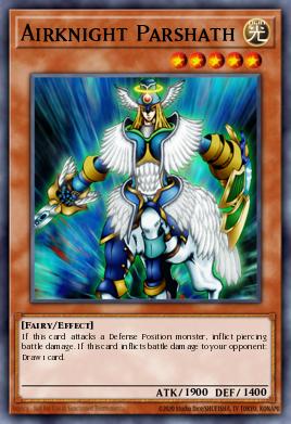 Airknight Parshath Yu-Gi-Oh card